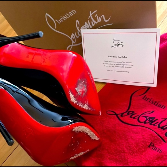 Louboutins - So Kate 120mm Patent in Black - Picture 3 of 6